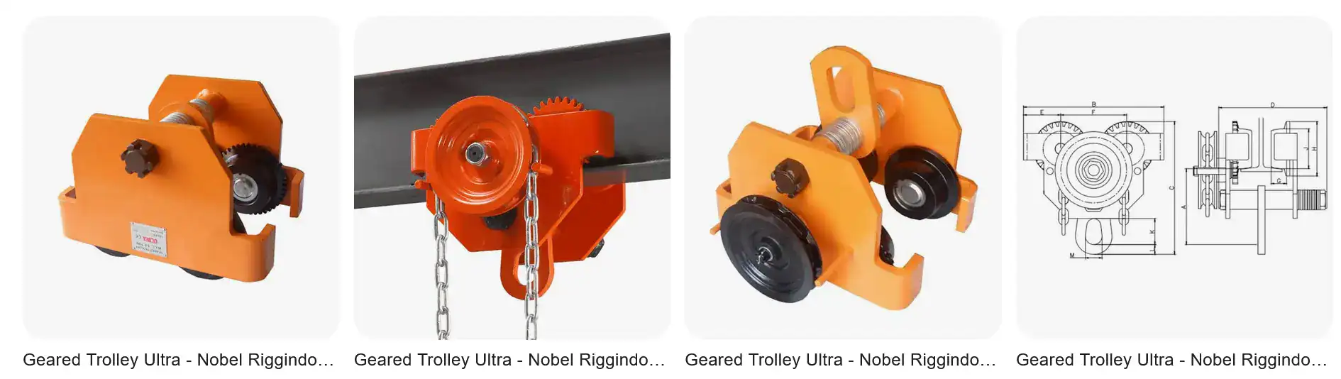 Geared trolley